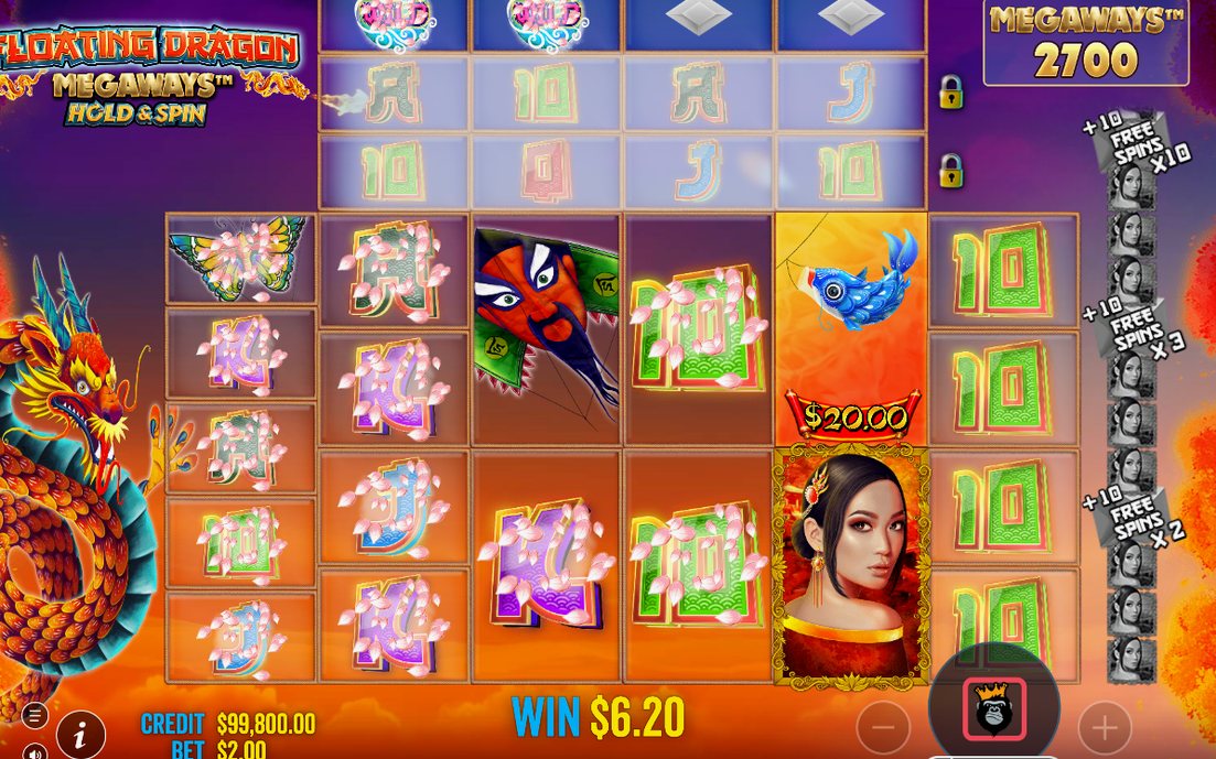 Free Spins med Progressive Multiplier på x2, x3, x10