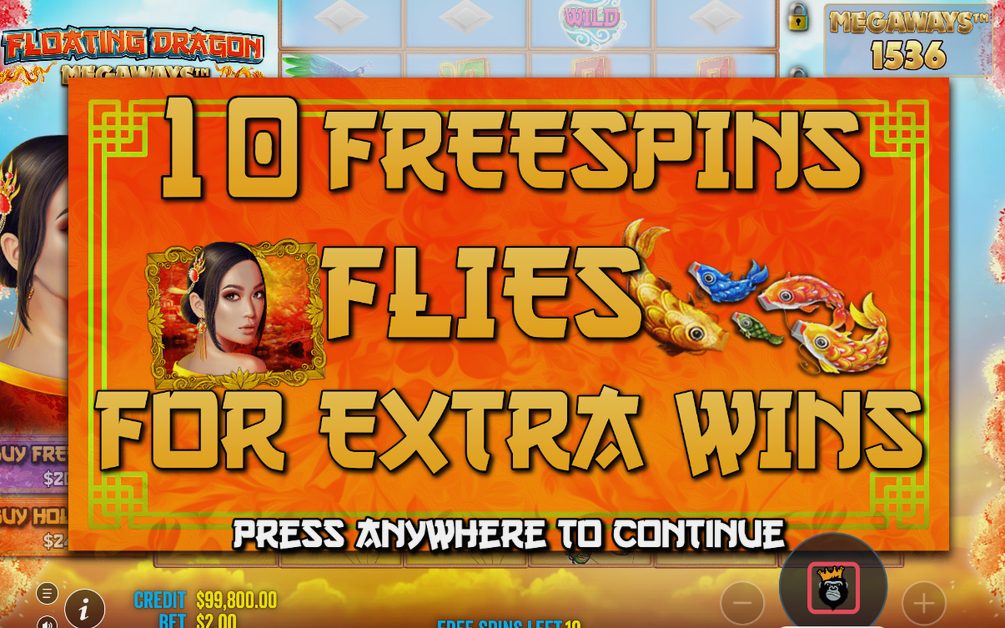 Free Spins med LADY-symboler som samlar FISH MONEY
